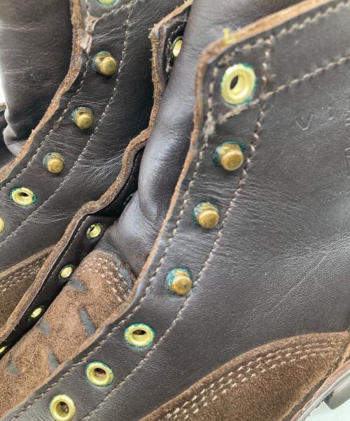 VIBERG（ヴァイバー）viberg (ヴァイバー) スウェードブーツ ブラック サイズ:8 1/2Ⅾの古着・服飾アイテム