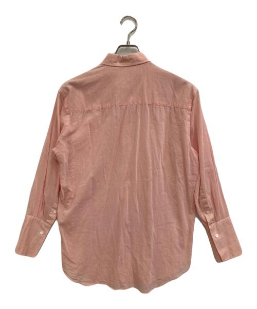 AURALEE（オーラリー）AURALEE (オーラリー) HARD TWIST FINX ORGANDY SHIRT ピンクの古着・服飾アイテム
