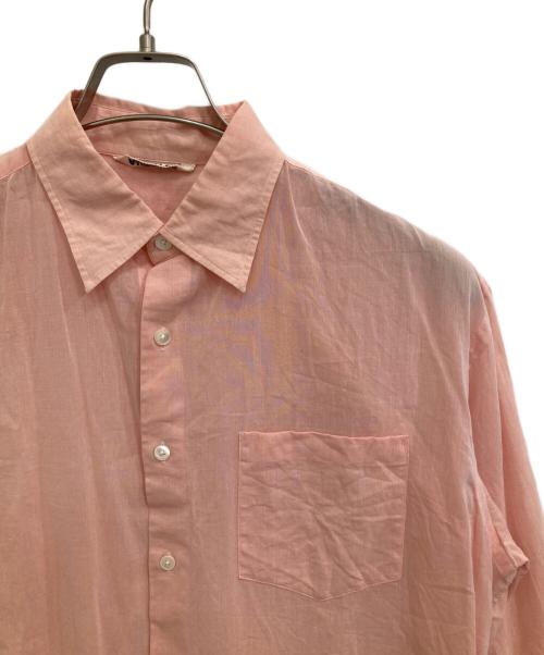 AURALEE（オーラリー）AURALEE (オーラリー) HARD TWIST FINX ORGANDY SHIRT ピンクの古着・服飾アイテム