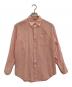 AURALEE（オーラリー）の古着「HARD TWIST FINX ORGANDY SHIRT」｜ピンク