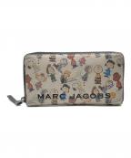 MARC JACOBS×PEANUTSマークジェイコブス×ピーナッツ）の古着「ラウンドファスナー財布」｜アイボリー
