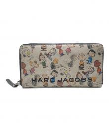 MARC JACOBS×PEANUTS（マークジェイコブス×ピーナッツ）の古着「ラウンドファスナー財布」｜アイボリー