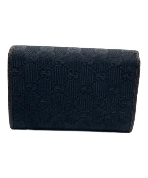 GUCCI（グッチ）GUCCI (グッチ) GG2つ折り財布 ブラックの古着・服飾アイテム