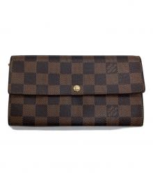 LOUIS VUITTON（ルイ ヴィトン）の古着「長財布」｜ブラウン
