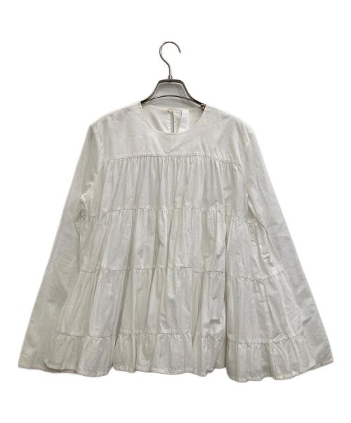 merlette（マーレット）Merlette (マーレット) 長袖ブラウス ホワイト サイズ:Fの古着・服飾アイテム
