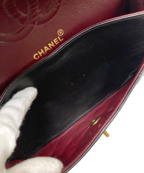CHANEL（シャネル）CHANEL (シャネル) Wフラップチェーンショルダーバッグ ブラックの古着・服飾アイテム