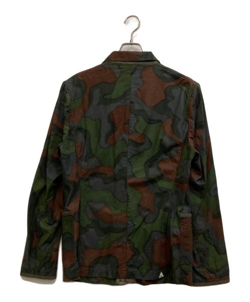 Denham（デンハム）Denham (デンハム) 迷彩テーラードジャケット ブラウン サイズ:Lの古着・服飾アイテム