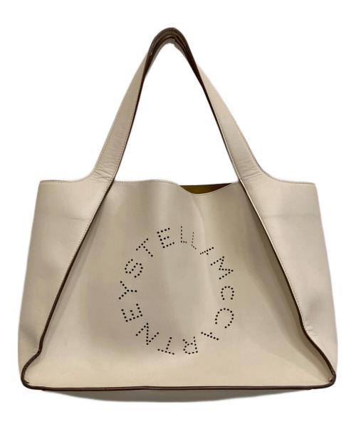 STELLA McCARTNEY（ステラマッカートニー）STELLA McCARTNEY (ステラマッカートニー) ステラロゴトートバッグ ベージュの古着・服飾アイテム