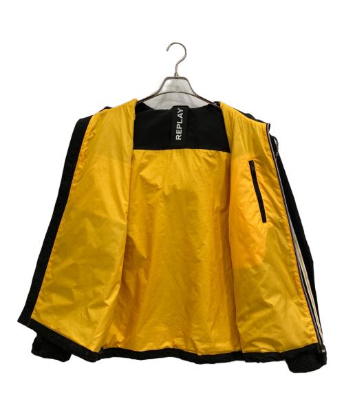 REPLAY（リプレイ）REPLAY (リプレイ) ペイズリー柄ジャケット ブラック サイズ:Ｌの古着・服飾アイテム