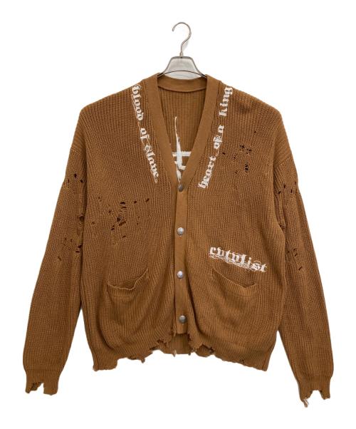CVTVLIST（カタリスト）CVTVLIST (カタリスト) ニットカーディガン ブラウン サイズ:1の古着・服飾アイテム