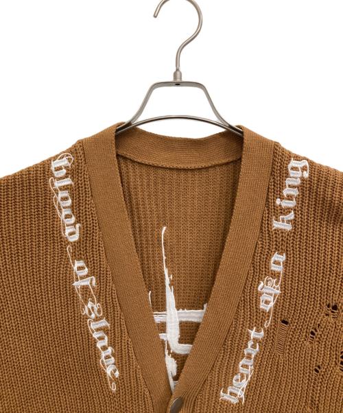 CVTVLIST（カタリスト）CVTVLIST (カタリスト) ニットカーディガン ブラウン サイズ:1の古着・服飾アイテム