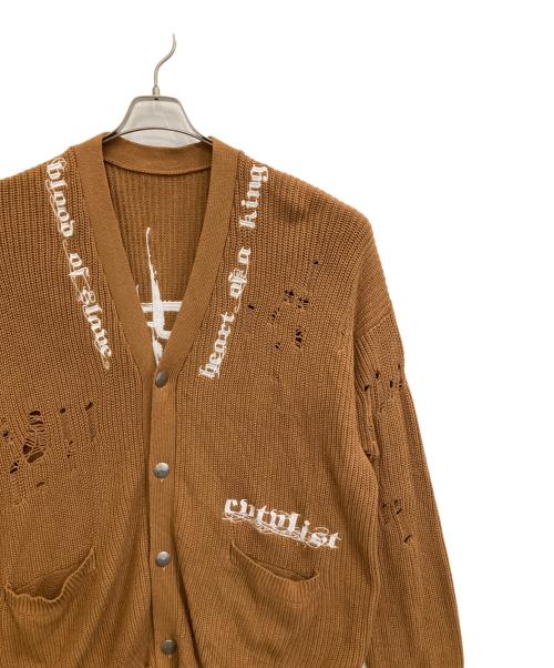 CVTVLIST（カタリスト）CVTVLIST (カタリスト) ニットカーディガン ブラウン サイズ:1の古着・服飾アイテム