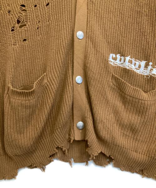 CVTVLIST（カタリスト）CVTVLIST (カタリスト) ニットカーディガン ブラウン サイズ:1の古着・服飾アイテム
