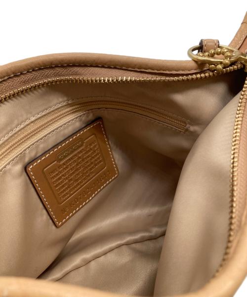 COACH（コーチ）COACH (コーチ) レザーバッグ ベージュの古着・服飾アイテム