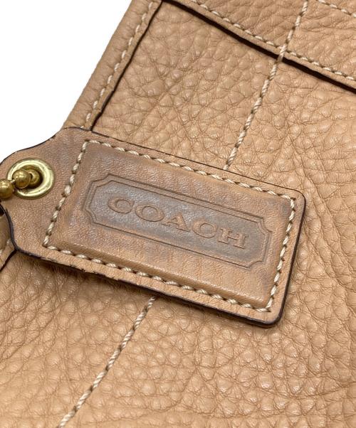 COACH（コーチ）COACH (コーチ) レザーバッグ ベージュの古着・服飾アイテム