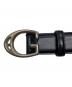 GUCCI (グッチ) ロゴレザーベルト ブラック：10000円
