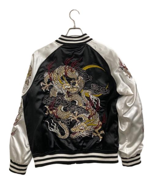 OBORO（オボロ）OBORO (オボロ) スカジャン ブラック サイズ:Lの古着・服飾アイテム