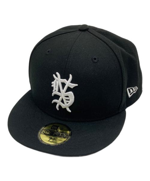 New Era（ニューエラ）New Era (ニューエラ) Ksubi (スビ) グレーアンダーバイザー ブラック サイズ:61.5の古着・服飾アイテム
