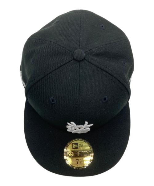 New Era（ニューエラ）New Era (ニューエラ) Ksubi (スビ) グレーアンダーバイザー ブラック サイズ:61.5の古着・服飾アイテム
