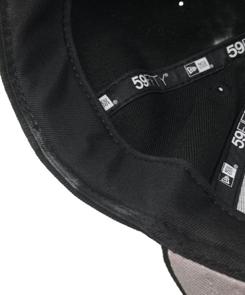 New Era（ニューエラ）New Era (ニューエラ) Ksubi (スビ) グレーアンダーバイザー ブラック サイズ:61.5の古着・服飾アイテム