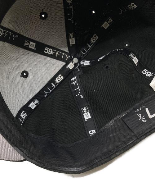 New Era（ニューエラ）New Era (ニューエラ) Ksubi (スビ) グレーアンダーバイザー ブラック サイズ:61.5の古着・服飾アイテム