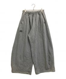 UMBRO×epnok（アンブロ×エプノック）の古着「Curved Tack Sweatpants」｜グレー
