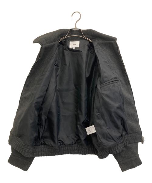Bleme（ブレム）Bleme (ブレム) メルトンハリントンジャケット ダークグレー サイズ:Mの古着・服飾アイテム
