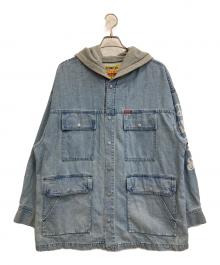 Hysteric Glamour（ヒステリックグラマー）の古着「DOPEオーバーサイズカバーオール」｜インディゴ