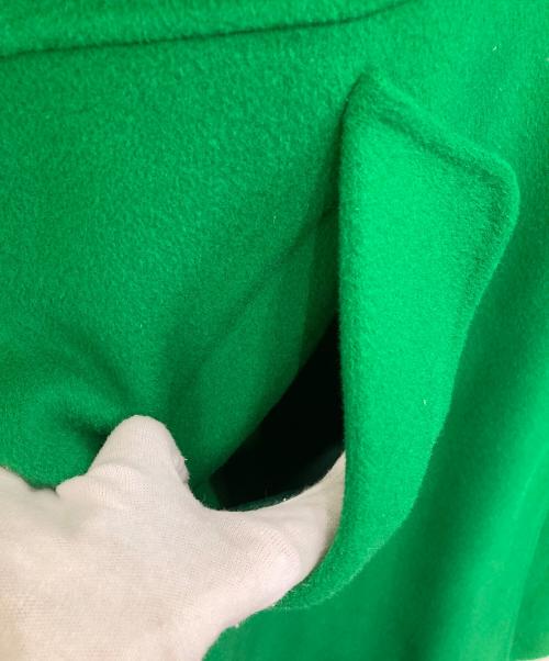 LE CIEL BLEU（ルシェルブルー）LE CIEL BLEU (ルシェルブルー) Hooded Over Coat グリーン サイズ:36の古着・服飾アイテム