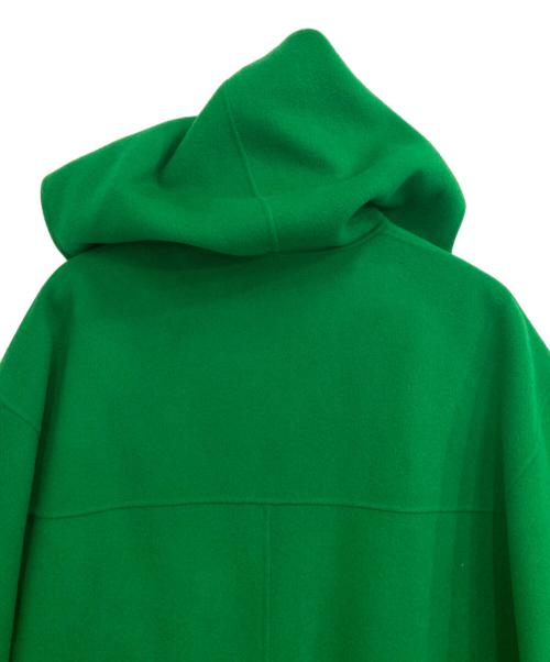 LE CIEL BLEU（ルシェルブルー）LE CIEL BLEU (ルシェルブルー) Hooded Over Coat グリーン サイズ:36の古着・服飾アイテム