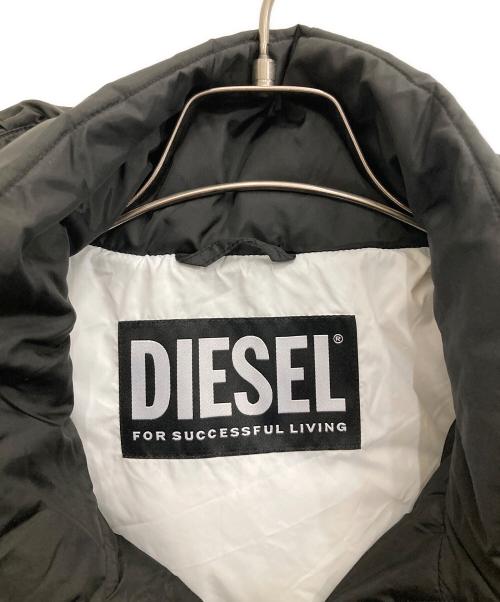 DIESEL（ディーゼル）DIESEL (ディーゼル) 中綿ジャケット ブラック サイズ:Sの古着・服飾アイテム