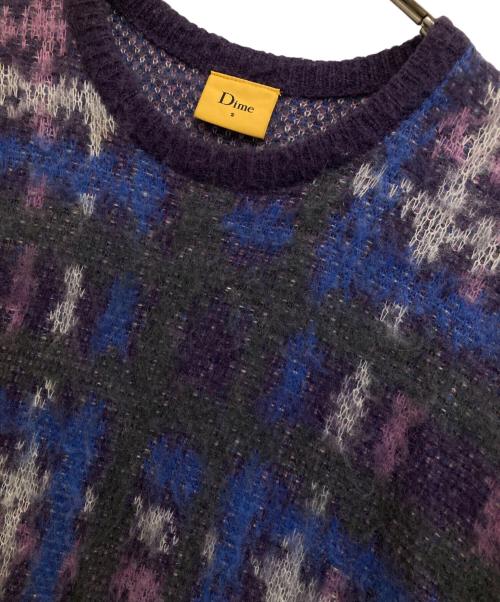 Dime（ダイム）Dime (ダイム) モヘア混ニット パープル サイズ:Sの古着・服飾アイテム