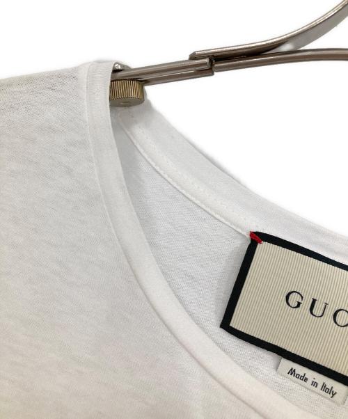 GUCCI（グッチ）GUCCI (グッチ) ロゴTシャツ ホワイト サイズ:Sの古着・服飾アイテム