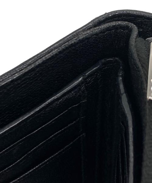 Saint Laurent Paris（サンローランパリ）Saint Laurent Paris (サンローランパリ) 2つ折り財布 ブラックの古着・服飾アイテム