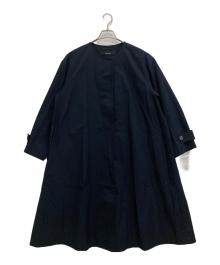 JOURNAL STANDARD（ジャーナルスタンダード）の古着「コットンナイロンギャバフレアコート」｜ネイビー