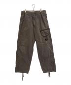 C.P COMPANYシーピーカンパニー）の古着「MICROREPS BOXY CARGO LENS PANTS」｜グレー
