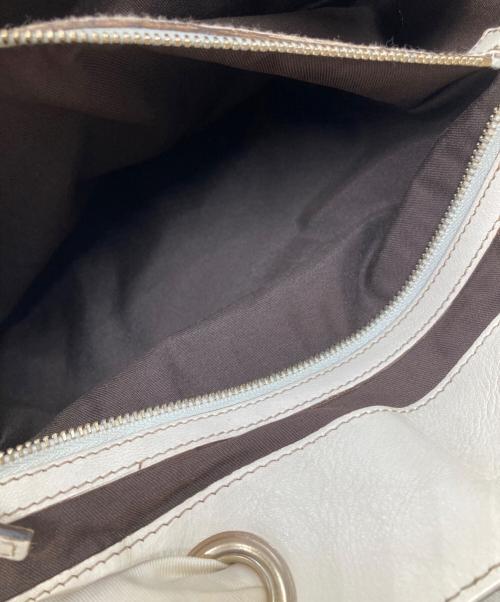 GUCCI（グッチ）GUCCI (グッチ) GGキャンバス スカーフ付きトートバッグ ブラウンの古着・服飾アイテム
