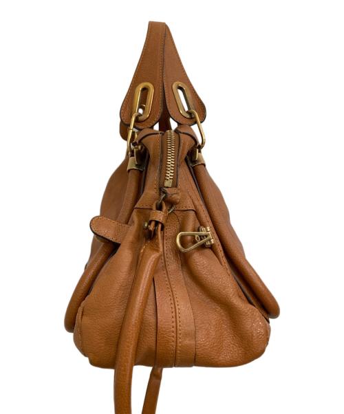Chloe（クロエ）Chloe (クロエ) 2WAYショルダーバッグ ブラウンの古着・服飾アイテム