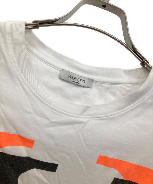 VALENTINO（ヴァレンティノ）VALENTINO (ヴァレンティノ) V LOGO Tシャツ ホワイト サイズ:Mの古着・服飾アイテム