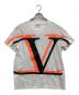 VALENTINO（ヴァレンティノ）の古着「V LOGO Tシャツ」｜ホワイト