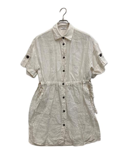 PESERICO（ペゼリコ）peserico (ペゼリコ) リネンワンピース ベージュ サイズ:38の古着・服飾アイテム