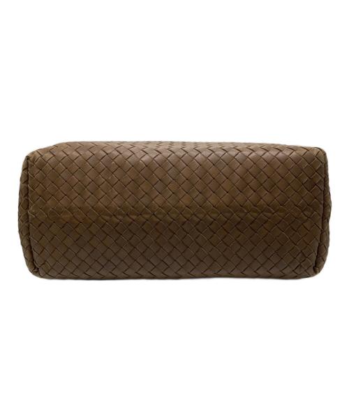 BOTTEGA VENETA（ボッテガベネタ）BOTTEGA VENETA (ボッテガベネタ) イントレチャート ガルダバッグ ブラウンの古着・服飾アイテム