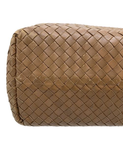 BOTTEGA VENETA（ボッテガベネタ）BOTTEGA VENETA (ボッテガベネタ) イントレチャート ガルダバッグ ブラウンの古着・服飾アイテム