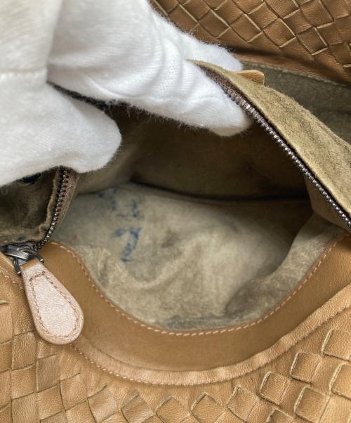 BOTTEGA VENETA（ボッテガベネタ）BOTTEGA VENETA (ボッテガベネタ) イントレチャート ガルダバッグ ブラウンの古着・服飾アイテム