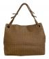 BOTTEGA VENETA（ボッテガベネタ）の古着「イントレチャート ガルダバッグ」｜ブラウン