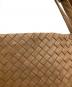 中古・古着 BOTTEGA VENETA (ボッテガベネタ) イントレチャート ガルダバッグ ブラウン：50000円