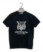 A BATHING APEアベイシングエイプ）の古着「半袖スウェット」｜ブラック