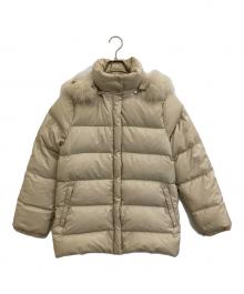 MONCLER（モンクレール）の古着「ダウンジャケット」｜ベージュ