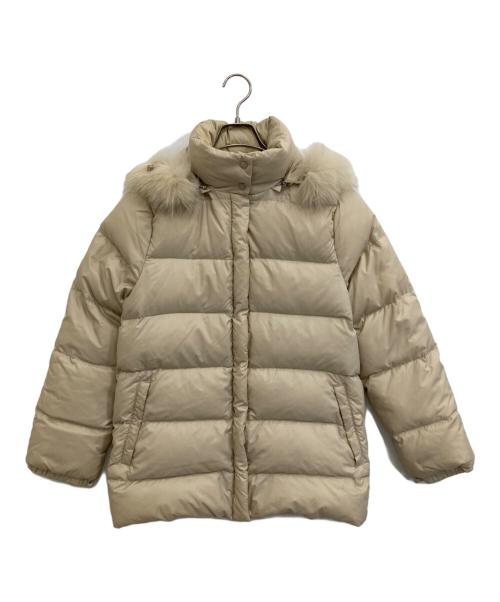 MONCLER（モンクレール）MONCLER (モンクレール) ダウンジャケット ベージュの古着・服飾アイテム