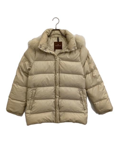 MONCLER（モンクレール）MONCLER (モンクレール) ダウンジャケット ベージュの古着・服飾アイテム